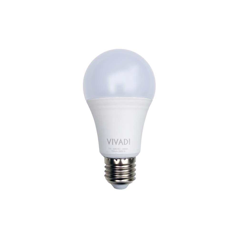 Đèn LED 7W bulb tròn ánh sáng trắng