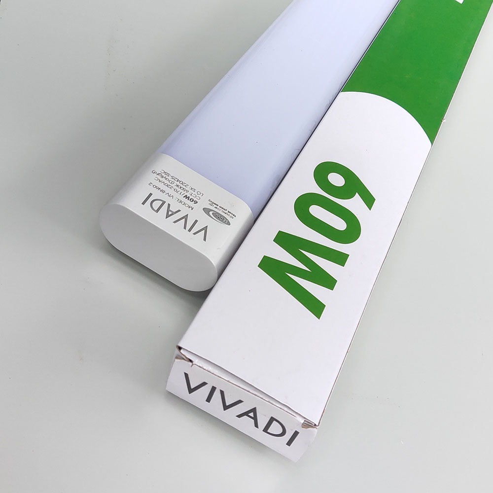 Đèn LED tuýp bán nguyệt oval VIVADI 60W siêu sáng, siêu bền, giá rẻ