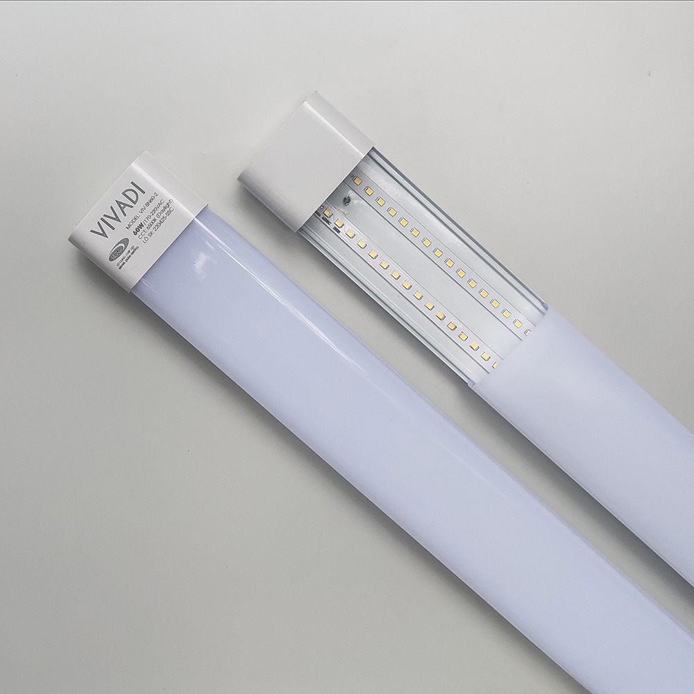 Đèn LED tuýp bán nguyệt oval VIVADI 60W siêu sáng, siêu bền, giá rẻ