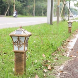 Đèn sân vườn Năng lượng mặt trời vuông